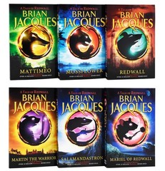 Redwall Series by Brian Jacques 6 Books Collection Set – Ages 8-12 – Paperback