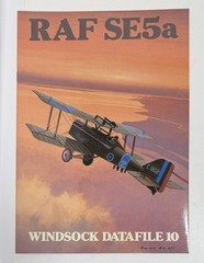 RAF SE5a Windsock Datafile 10 WWI British Aircraft, FREE SHIP JM Bruce Aviation