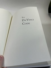 The Davinci Code by Dan Brown 1st Ed 39th printing HCDJ Not Price Clipped 2003