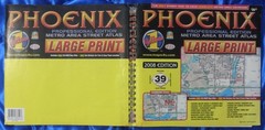 Phoenix Professional Edition Metro Area Street Atlas 2008 Edition large print