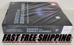 Statistics for Business & Economics, 13TH EDITION Paperback – January 1, 2018