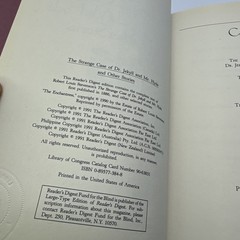 Robert Louis Stevenson Jekyll & Hyde Kidnapped 2 HCs Readers Digest Best Reading