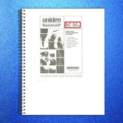 UNIDEN Bearcat BC 50XL Scanner Operating Instructions Manual – WIRE BOUND