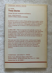 Three Stories, Paperback by Hsun, Lu; Kratochvil, P., Great Condition
