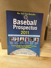 Baseball Prospectus 2011 – Paperback By Baseball Prospectus – EX Box 301