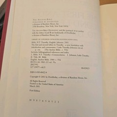 First and Second Letters to Timothy: Commentary by Luke Timothy Johnson