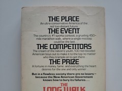 1979 THE LONG WALK STEPHEN KING SIGNET PAPERBACK RICHARD BACHMAN 1ST EDITION 3RD