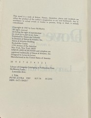Lonesome Dove by Larry McMurtry. First Edition. (1985, Hardcover)