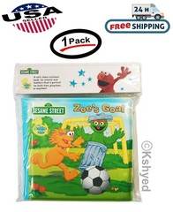 Sesame Street Zoe’s Goal Sports Bubble Book (1 Pack) – Great For Bath Time – New