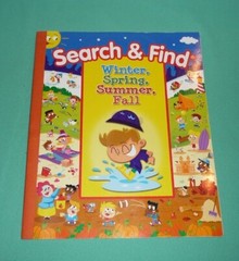 Search and Find: Winter, Spring, Summer, Fall – Paperback – Like New