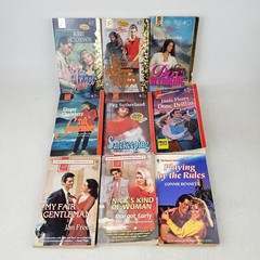37 Harlequin Super Romance Paperbacks 1980s to 2000s Gold Foil Lot