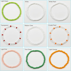 White Color 4mm Seed Beads About 1200pcs/100Grams in Bag, 6/0 Glass Craft Beads