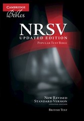 Nrsvue Popular Text Bible, Black Calf Split Leather, Nr534: T: Updated Edition,