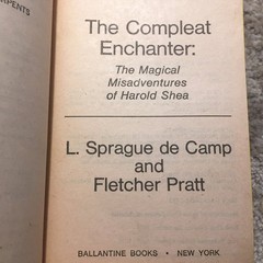 Compleat Enchanter Sprague de Camp Pratt 1976 Fantasy Ballantine Books PB SF