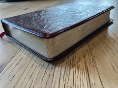 Nelson NASB New Open Bible Study Edition Blue Genuine Leather 1990 USA 1976BG